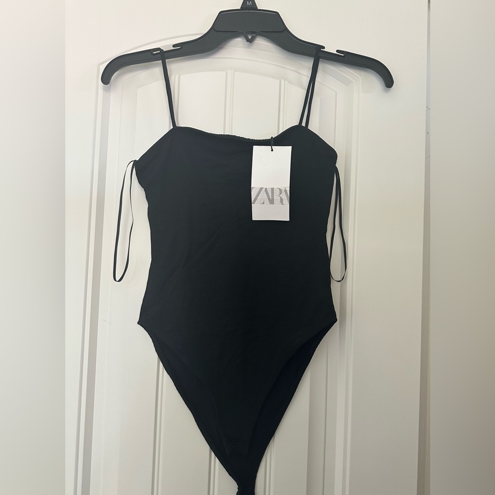 Zara Elegant Black Bodysuit